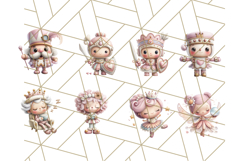 Playful Pink Nutcracker PNG, Pastel Christmas Clipart Product Image 7