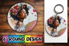 Enchanting Valentine's Dream: Keychain Sublimation Product Image 1