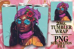 Vibrant Vibes: Melanin Summer Tumbler Art Product Image 1