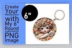 Creative Circle Design for Coasters , 3D Cupid Product Image 1