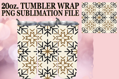 Gentle Thoughts 20oz tumbler wrap, Christmas Product Image 1