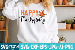 Happy Thanksgiving Svg Design,Happy Thanksgiving Quotes Product Image 2