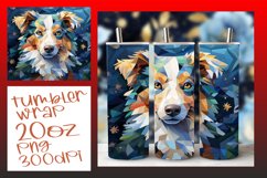 Dog Painting Tumbler Wrap - Artistic Design Product Image 1
