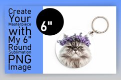 Playful Cat Circle OrnamenKitty-Craze Circle Ornament Art Product Image 1