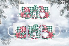 Christmas Mug Wrap Design-Christmas Gnome Sublimation Product Image 1