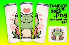 Stylish 20oz Tumbler Template , Valenines Animals Product Image 1