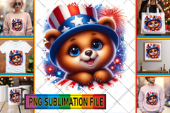 Joyful PNG Designs for Gifts, USA Animals Product Image 1