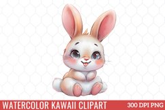 Watercolor Kawaii Clipart Product Image 1