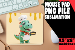 RADIANT mouse mat PNG Inspiration, Cute Dino Product Image 1