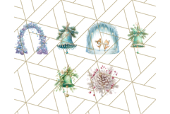 Winter Animal Masquerade Clipart 60 PNG Woodland Animals Product Image 3