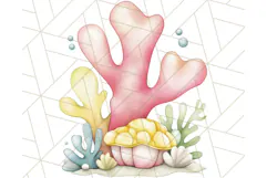Under the Sea Nursery Clipart, Ocean Animals PNG Product Image 3