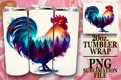 Joyful heart 20oz tumbler wrap, Animals Art Product Image 1