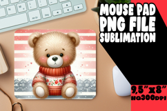 TIMELESS MOUSE PAD PNG STYLE, Teddy Bear Product Image 1