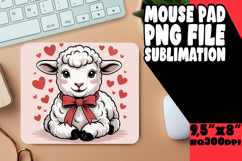 COZY mouse PAD Sublimation Magic, Valenines Animals Product Image 1