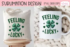 St. Patrick's day PNG sublimation | Felling lucky shirt PNG Product Image 5