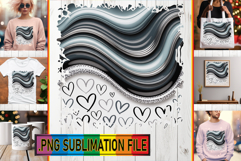 Cheerful PNG Art for TSHIRTS, Pattern Product Image 1