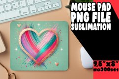 cheerful Desk pad PNG magic, Heart Product Image 1