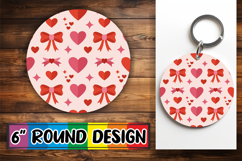 Cozy Keychain Designs for Gifts, Valentine's Pattern Product Image 1