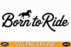 Born to Ride SVG Design | SVG Cut files Product Image 1