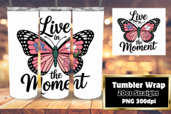 20oz Sublimation Design Download , Butterfly Product Image 1