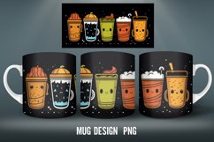 Drink Coffee Mug Wrap Sublimation Designs | Coffee Mug Product Image 3