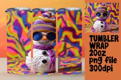 Sunny Snowman Sensation: Beachy Sublimation Product Image 1