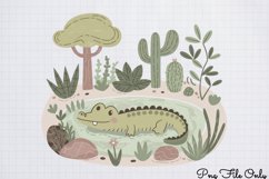 Watercolor Safari Adventure Clipart PNG Product Image 1