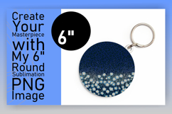 Dynamic Keychain Circle PNG Design , Leopard Print Product Image 1