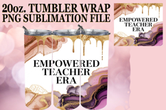 Lively smiles 20oz tumbler wrap, Teacher Product Image 1