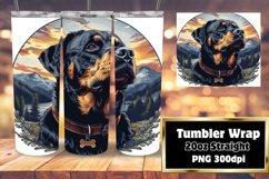 Mountain Wanderer Dog Tumbler Wrap - Sublimation Product Image 1