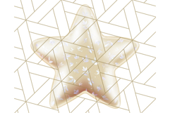 Cute Puffy Star Clipart PNG, 3D Glossy Pastel Stars Clip Art Product Image 3