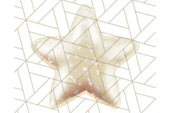 Cute Puffy Star Clipart PNG, 3D Glossy Pastel Stars Clip Art Product Image 3