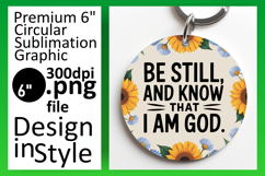 Charming Round Design for Sublimation , Religious Product Image 1