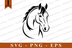 Horse SVG, Horse vector, Horse Silhouette, Cut files Product Image 1