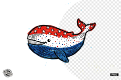 4th of July Undersea Life Clipart Product Image 1