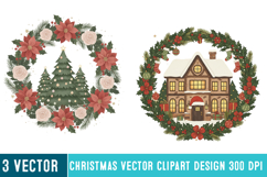 Christmas vector cliapart,Christmas png,Christmas vector Product Image 1