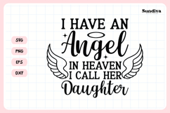 Heartfelt Memorial Quote SVG | I Call Her Daughter Product Image 3