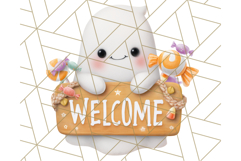 Halloween Neighborhood Clipart PNG for Trick or Treat Product Image 3