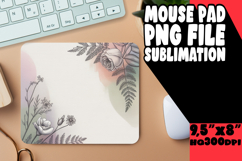 ENCHANTED desk pad PNG Design, Flowers Product Image 1