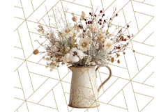 Whimsy Winter Florals Clipart PNG, Christmas Png Clipart Product Image 3