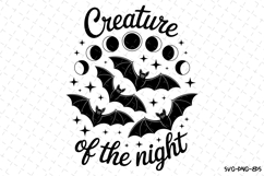 Creature of the Night Svg | Halloween Svg | Svg Cut Files Product Image 1