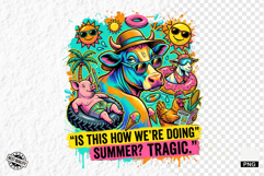 Farm Animals PNG Sublimation - Summer Animal Product Image 1