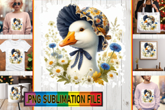 Unique TOTE BAG Magic PNG, Goose Product Image 1