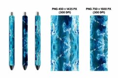 Blue Pen Bundle | Epoxy Pen Wrap | Sublimation Product Image 5