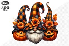 Halloween Gnomes Sublimation - Clipart PNG Design Product Image 1