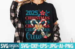 2025 Christmas Crew SVG Design,Christmas Svg Design Product Image 4
