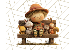 Scarecrow Festival Friends PNG Clipart Product Image 3