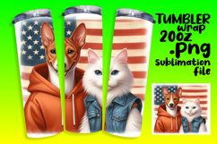 Exclusive Tumbler Design File , Dog and cat Product Image 1