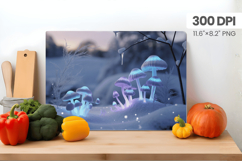 Winter Christmas Wonderland Cutting Board PNG Sublimation Product Image 1