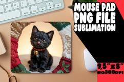 Blissful Mouse Pad Designs PNG, Holiday Pets Product Image 1